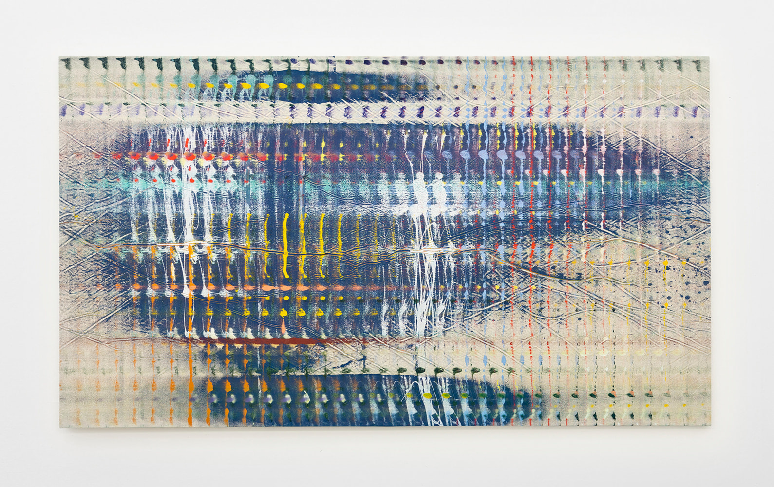 Emily Kraus
Stochastic 2,&amp;nbsp;2022
Oil on canvas
66 7/8 x 118 1/8 inches
(170 x 300 cm)
&amp;nbsp;