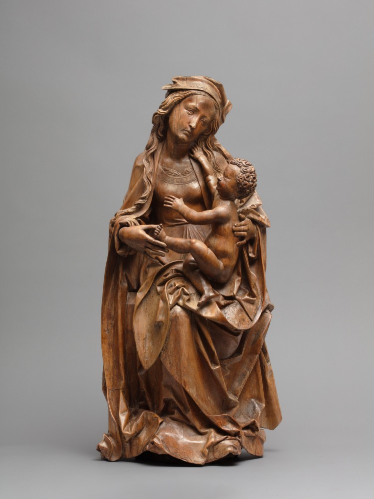 Tilman Riemenschneider (Heiligenstadt, c. 1460-1531 W&amp;uuml;rzburg)
The Seebenstein Madonna, c. 1500-1505
Germany, Franconia, W&amp;uuml;rzburg
Limewood with traces of polychromy
36 x 17 3/4 x 11 3/4 inches
(91.5 x 45 x 30 cm)