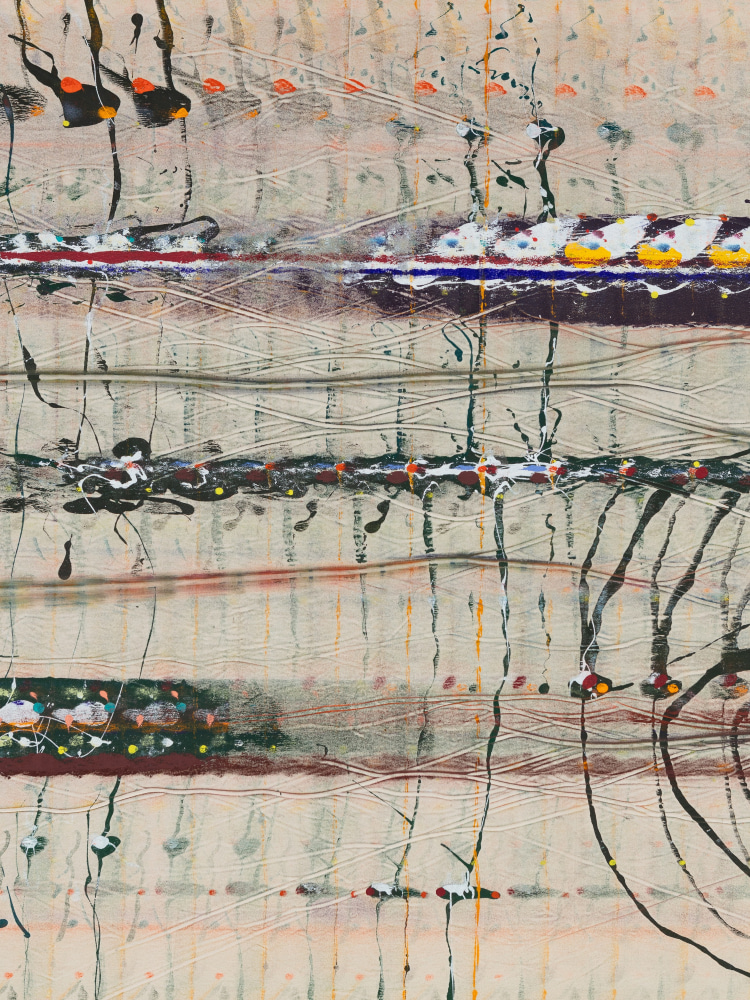 Emily Kraus
Ouroboros (Fractal 3),&amp;nbsp;2023 (detail)
Oil on canvas
78 3/4 x 118 1/8 inches
(200 x 300 cm)
Photo: Ollie Hammick