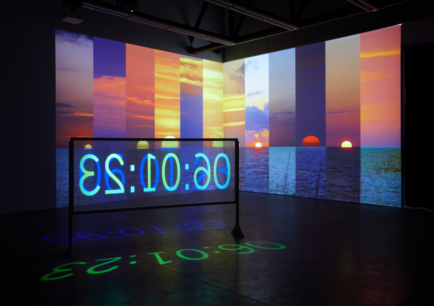 Charles Atlas
The Waning of Justice, 2015
Multi-channel video installation with sound
Duration: 23 minutes, 44 seconds
Edition of 5 plus 2 artist&amp;rsquo;s proof

Installation view, Luhring Augustine,&amp;nbsp;February 7 &amp;ndash; March 14, 2015
