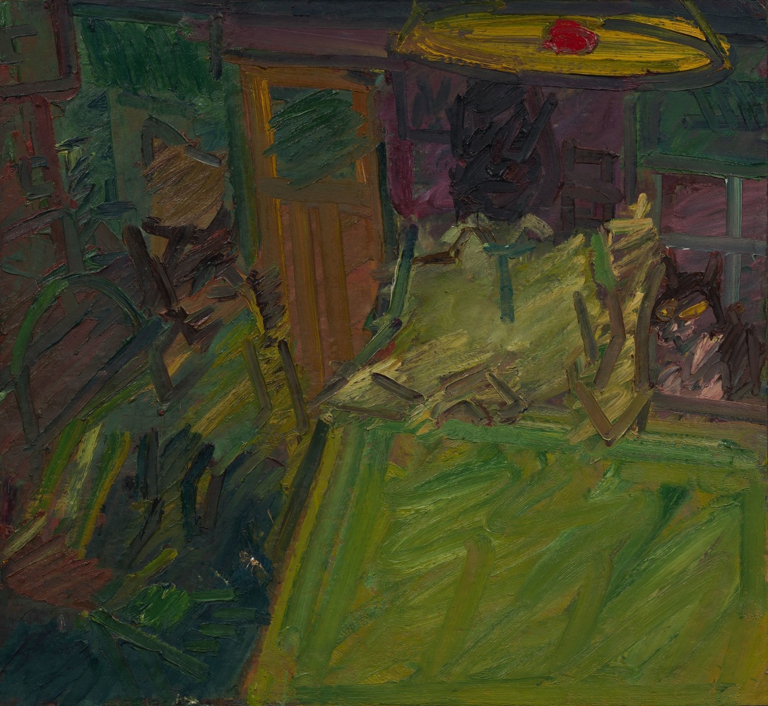 Frank Auerbach
Interior Vincent Terrace II, 1984
Oil on canvas
48 x 52 1/2 inches
(121.9 x 133.3 cm)