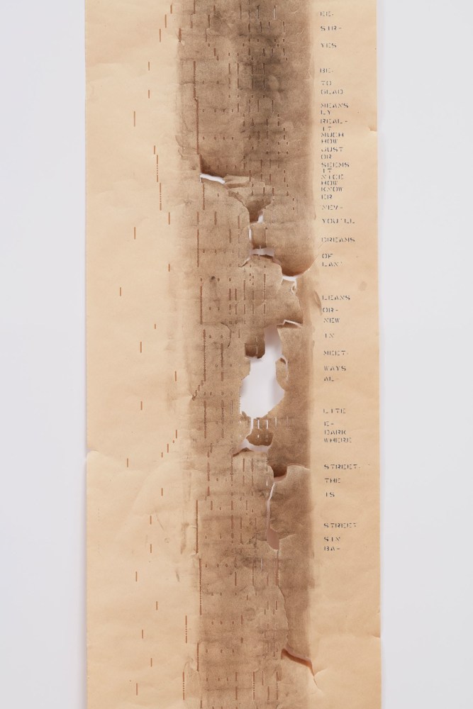 Jason Moran
Basin Street Run 1, 2016
Detail
Charcoal on paper
57 x 11 1/4 inches
(144.8 x 28.6 cm)