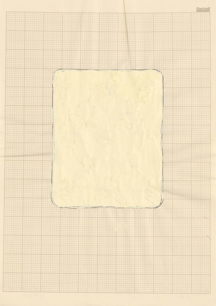Rachel Whiteread
Mattress, 1991
Signed, titled, dated and inscribed, verso
Acrylic on graph paper
16 3/8 x 11 3/4 inches
(41.5 x 30.0 cm)