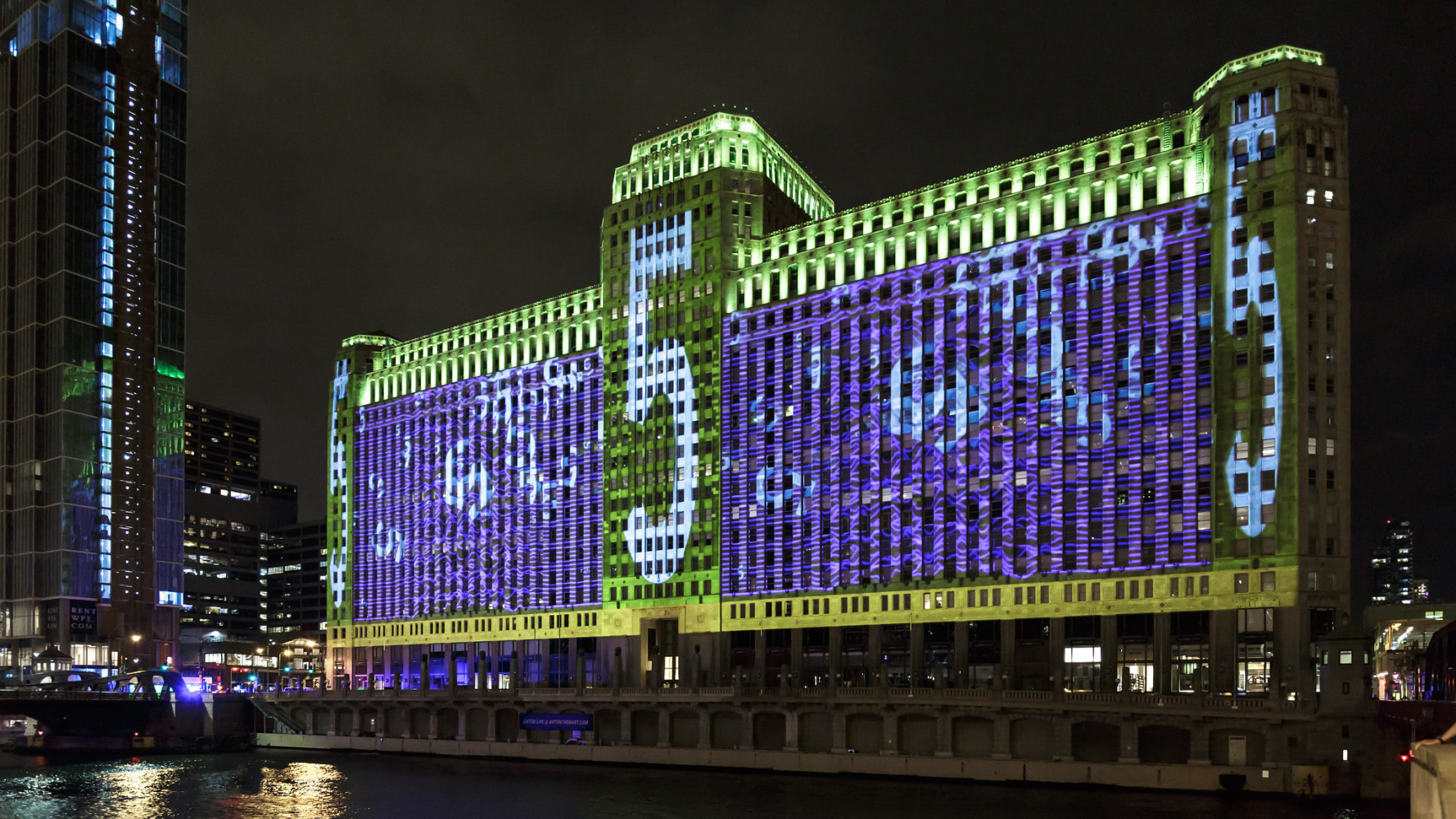 Charles Atlas

The Geometry of Thought

Installation View

September 21 - November 22, 2019

Art on theMART, Chicago, Illinois

Photograph: Bob Grosse
