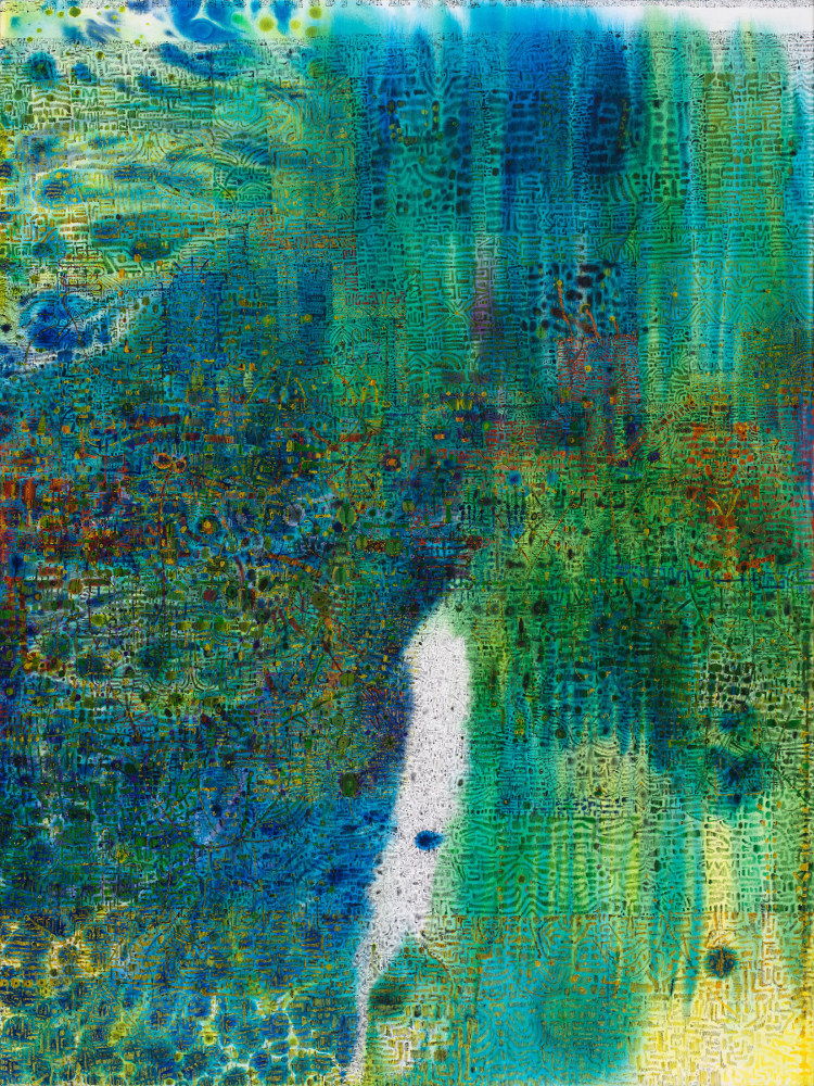 Tomm El-Saieh
Breathing Eye, 2017-18
Acrylic on canvas
96 x 72 inches
(243.8 x 182.9 cm)
