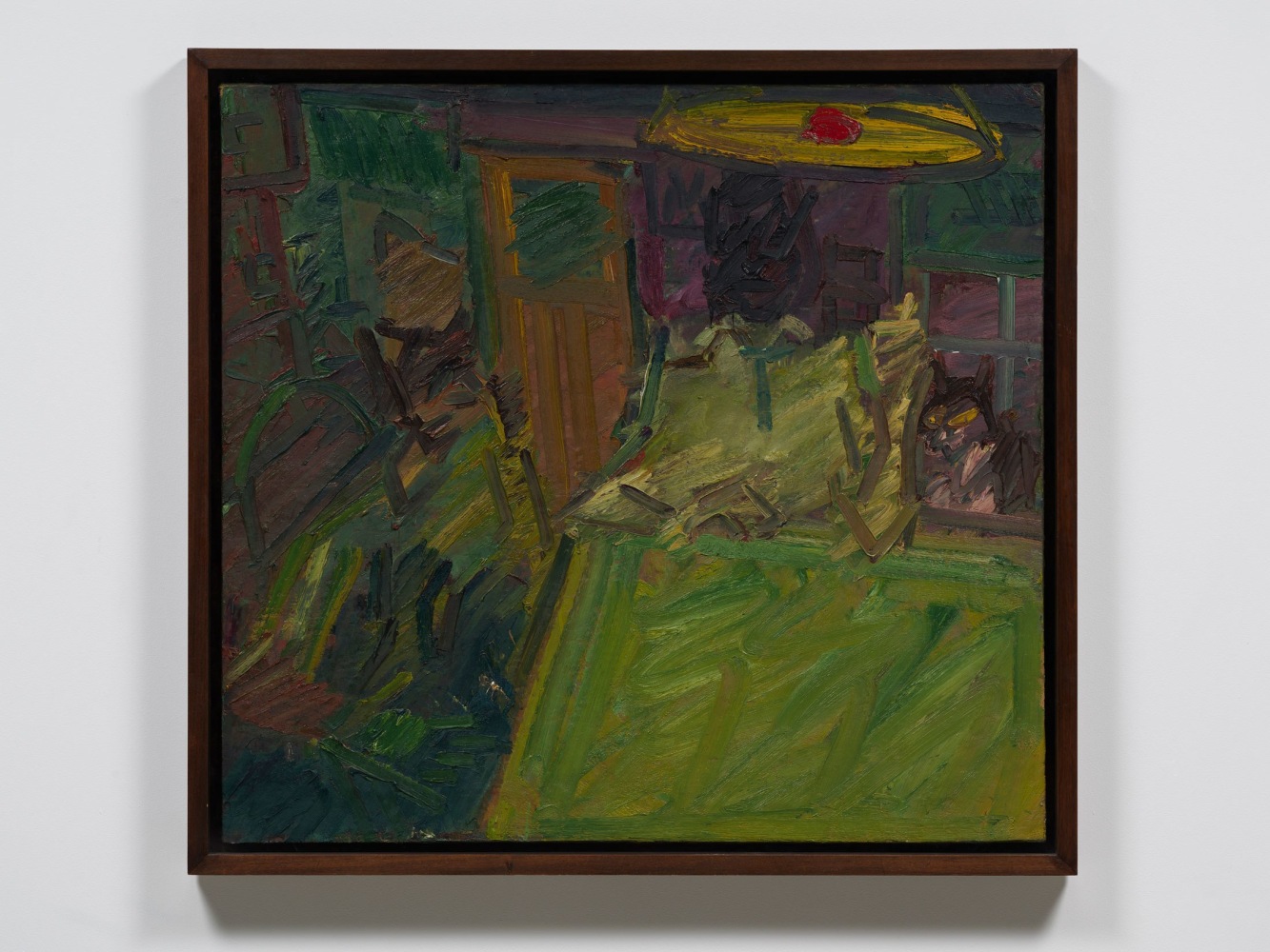 Frank Auerbach
Interior Vincent Terrace II, 1984
Oil on canvas
48 x 52 1/2 inches
(121.9 x 133.3 cm)

Private Collection