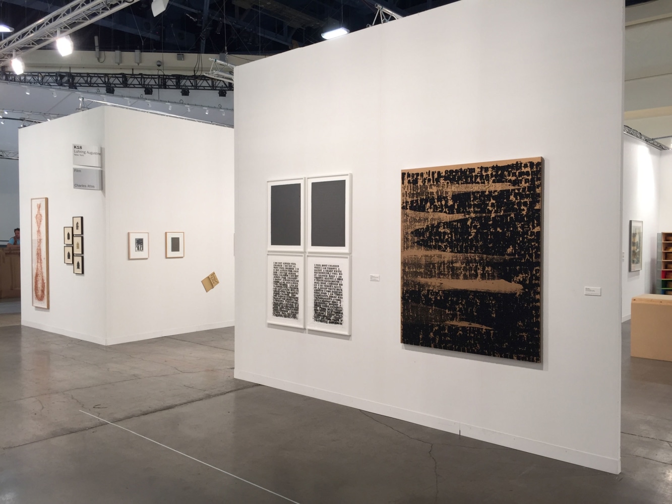 Luhring Augustine&amp;nbsp;

Art Basel Miami Beach&amp;nbsp;

Installation view&amp;nbsp;

2014

Pictured: Glenn Ligon