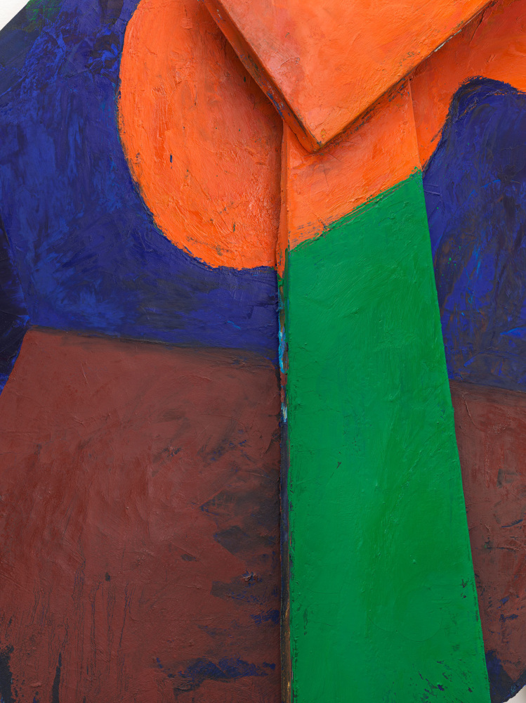 Elizabeth Murray
Like a Leaf, 1983 (detail)
Oil on canvas (six parts)
98 x 90 x 9 inches
(248.9 x 228.6 x 22.9 cm)

&amp;copy; 2025 The Murray-Holman Family Trust / Artists Rights Society (ARS), New York.&amp;nbsp;