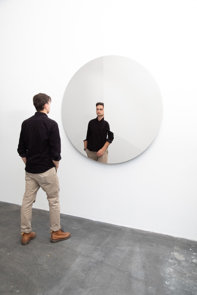 Jeppe Hein

Threefold Divisions

2019

High polished stainless steel, aluminum, electric motor

57 1/8 inches (145 cm) diameter

Edition&amp;nbsp;of 3, with 2AP

JH 529

&amp;nbsp;

INQUIRE