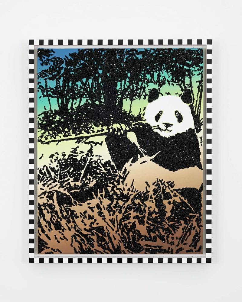 ROB PRUITT
The Bamboo Flute
2022
Acrylic, enamel, and glitter on linen in hand-painted artist's frame
32 1/2 x 26 1/2 inches (82.6 x 67.3 cm)
RPR 303
$55,000