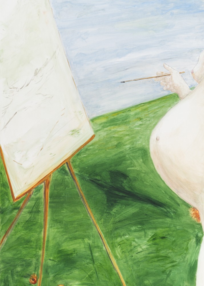 Tanya Merrill

Helene pregnant, painting

2023

Oil and graphite on linen

84 x 60 inches (213.4 x 152.4 cm)

Signed, dated verso

TME 161

$60,000