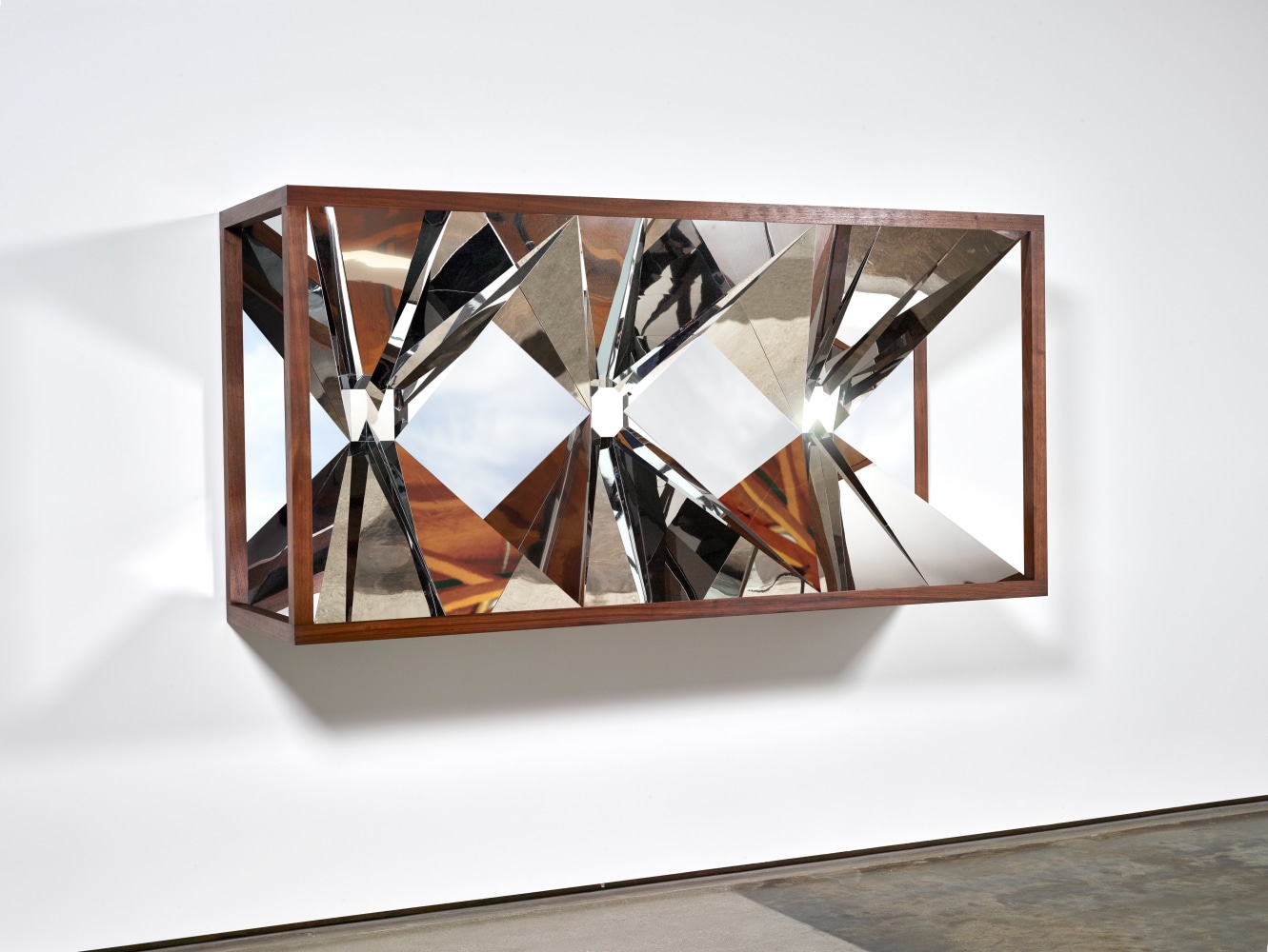 Doug Aitken

NOW (dark wood)

2016

Wood, polished stainless steel, aluminum

44 7/8 x 91 1/4 x 26 3/8 inches (114 x 231.8 x 67 cm)

Variation&amp;nbsp;of 4, with 2 AP

DA 554

&amp;nbsp;

INQUIRE