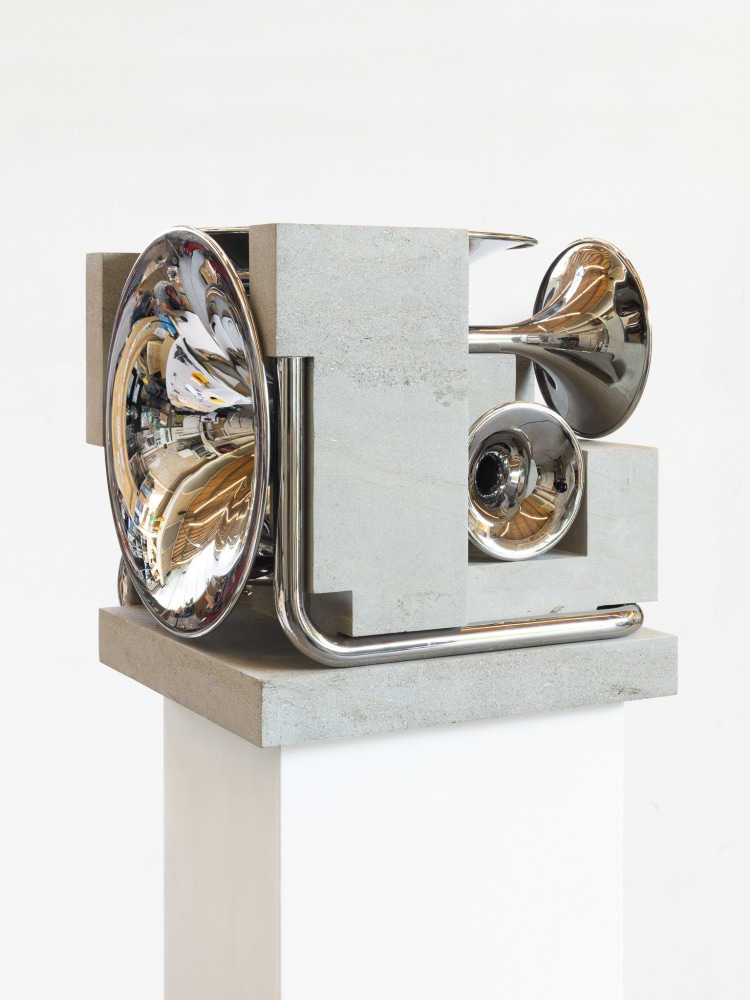 ALICJA KWADE
Amás Matter
2022
Stone, stainless steel, marble
59 x 15 3/4 x 15 3/4 inches (150 x 40 x 40 cm)
AKW 832
€85,000