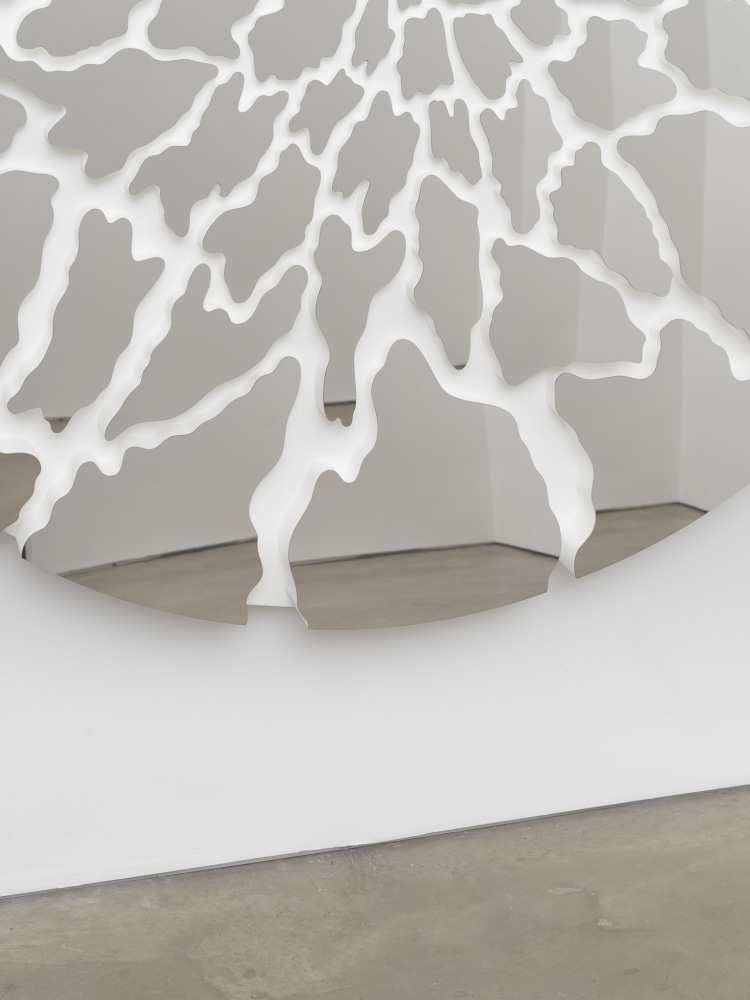 DOUG AITKEN
Terra (camouflage)
2022
Wood, polished stainless steel
78 inches (198.1 cm) diameter
7 inches (17.8 cm) depth
Variation of 4, with 2 AP
Signed plaque affixed verso
DA 771
$275,000