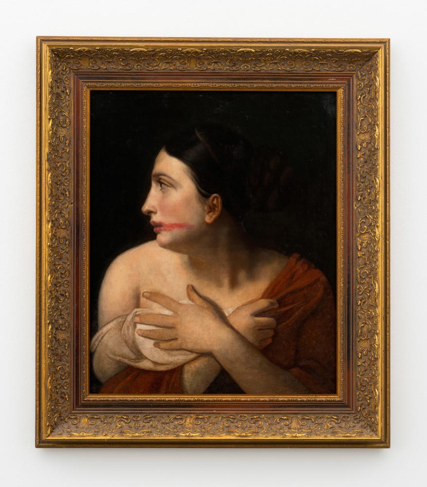 Hans-Peter Feldmann

Woman with lipstick

Oil on canvas, framed

29 1/2 x 24 7/8 inches (75 x 63 cm)

HPF 467

&amp;nbsp;

INQUIRE