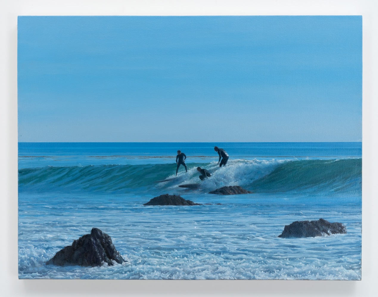 Tim Gardner

Three Surfers

2017

Oil on canvas

20 1/8 x 26 1/4 inches (51.1 x 66.7 cm)

Signed, dated verso

TG 536

&amp;nbsp;

INQUIRE