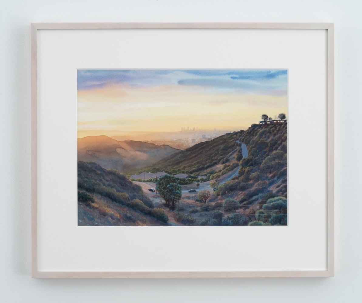 Tim Gardner

Sunrise, L.A.

2019

Watercolor and gouache on paper

15 x 20 inches (38.1 x 50.8 cm)

16 x 21 inches (40.6 x 53.3 cm) paper

23 7/8 x 28 3/8 inches (60.6 x 72.1 cm)

Signed, dated verso

TG 565


INQUIRE