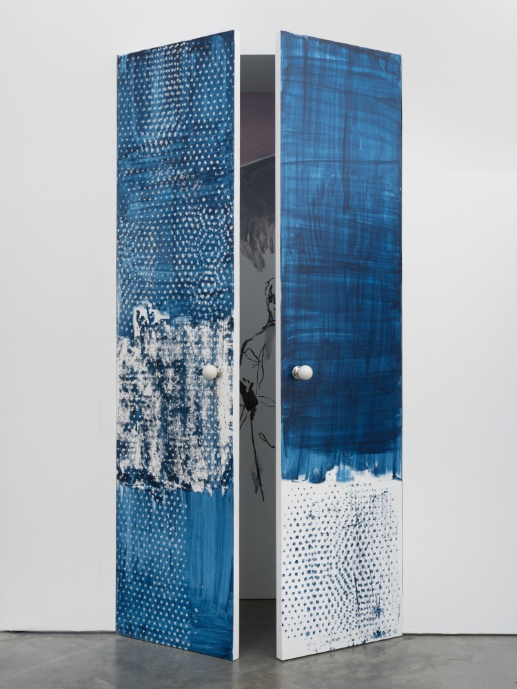 Nick Mauss

Constant Double Function

2020

Acrylic and enamel on wood

Single door: 90 x 44 inches (228.6 x 111.8 cm)

Double doors: 90 x 22 inches (228.6 x 55.9 cm) each

NM 814

&amp;nbsp;

INQUIRE