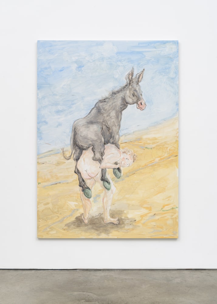 Tanya Merrill

Goya&amp;#39;s ass

2023

Oil and graphite on linen

84 x 60 inches (213.4 x 152.4 cm)

Signed, dated verso

TME 160

SOLD