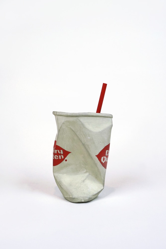 Matt Johnson

Dairy Queen Cup #1

2017

Carved wood and paint

8 5/8 x 4 1/4 x 3 1/4 inches (21.9 x 10.8 x 8.3 cm)

Unique

MJ 190

&amp;nbsp;

INQUIRE