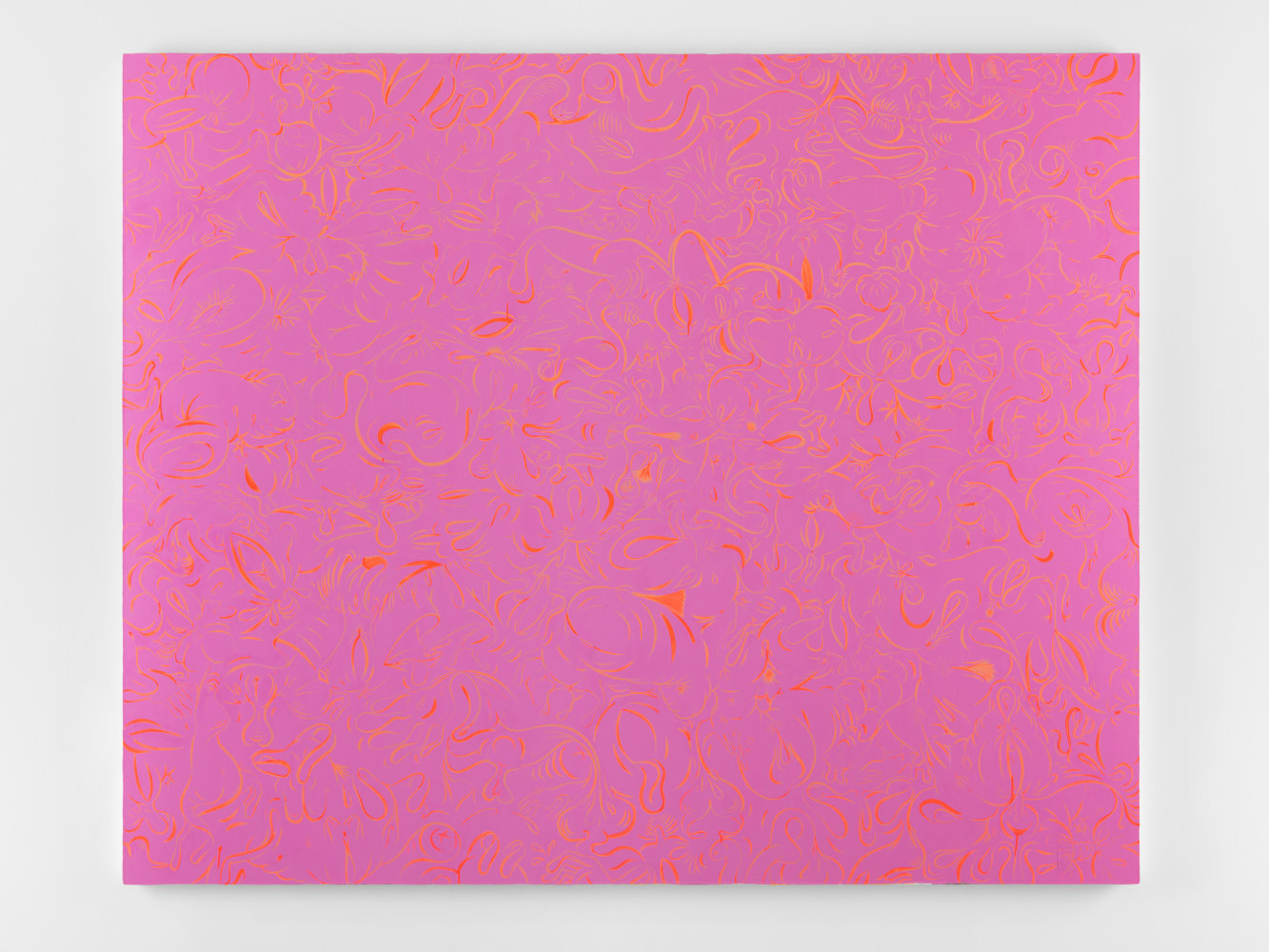 Sue Williams

Fluorescent and Flooby

2003

Oil and acrylic on canvas

84 x 104 1/4 inches (213.4 x 264.8 cm)

Signed, dated verso

SW 962

&amp;nbsp;

INQUIRE