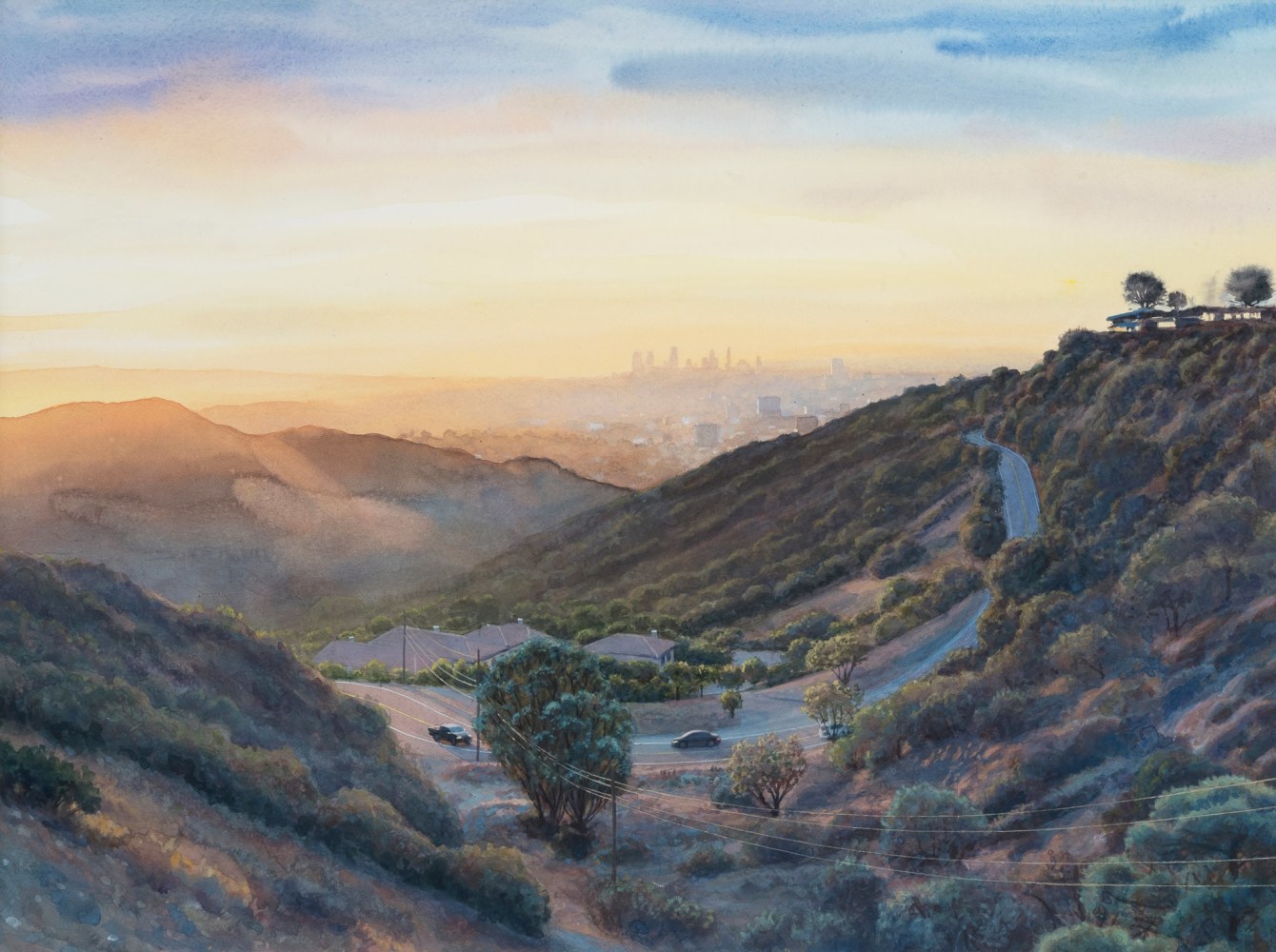 Tim Gardner

Sunrise, L.A.

2019

Watercolor and gouache on paper

15 x 20 inches (38.1 x 50.8 cm)

16 x 21 inches (40.6 x 53.3 cm) paper

23 7/8 x 28 3/8 inches (60.6 x 72.1 cm)

Signed, dated verso

TG 565

&amp;nbsp;

INQUIRE