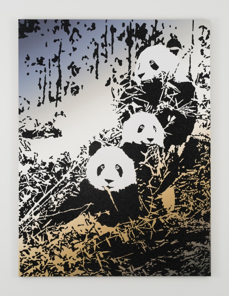 Rob Pruitt

Embarrassment&amp;nbsp;of Pandas

2021

Acrylic, enamel, and glitter on linen

78 x 58 1/2 inches (198.1 x 148.6 cm)

RPR 140

&amp;nbsp;

INQUIRE