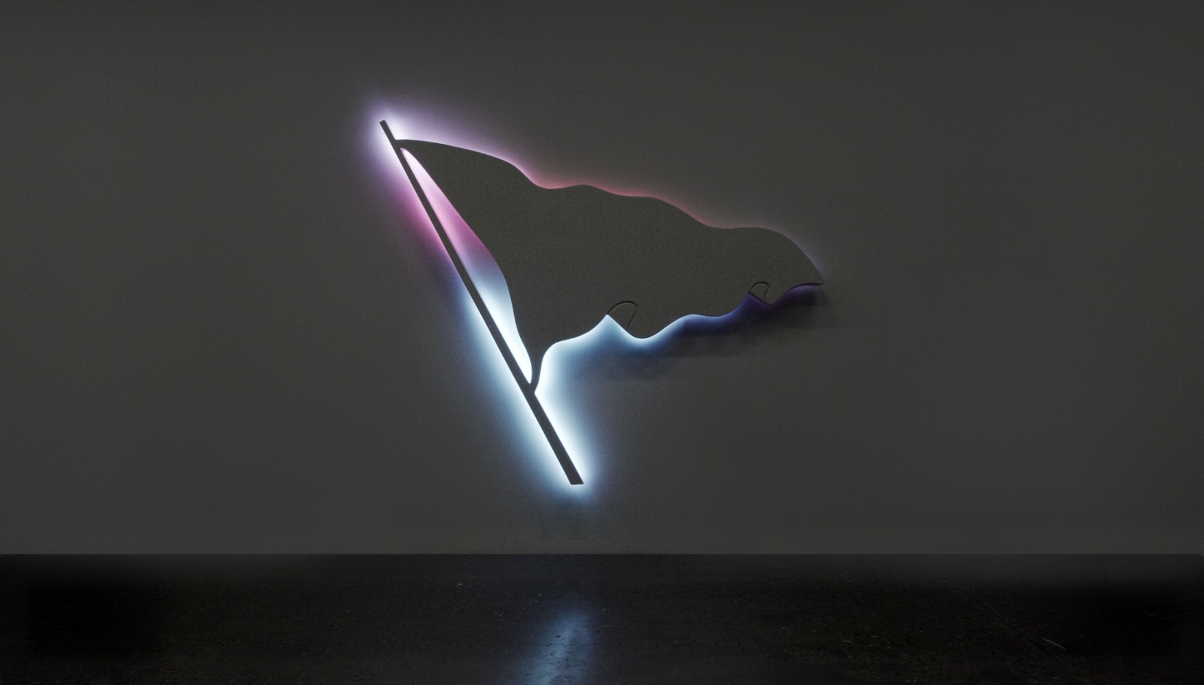 Doug Aitken

Flag (without borders)

2019

Hand-carved foam, fiberglass, resin, LEDs

84 x 104 1/4 x 6 inches&amp;nbsp;

(213.4 x 264.8 x 15.2 cm)

Variation&amp;nbsp;of 4, with 2 AP

DA 472

&amp;nbsp;

INQUIRE