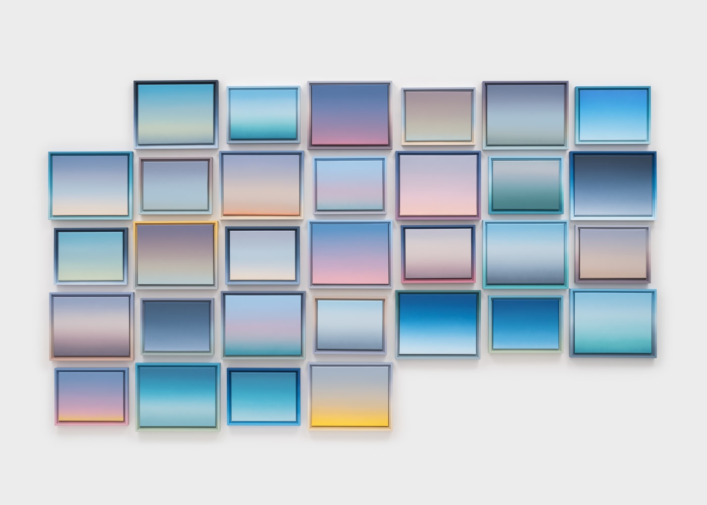 Rob Pruitt

Dawn Over New York Harbor (January 2024)

2024

Acrylic on canvas in hand-painted artist frames

65 x 113 inches (165.1 x 287 cm) overall

RPR 390

SOLD
