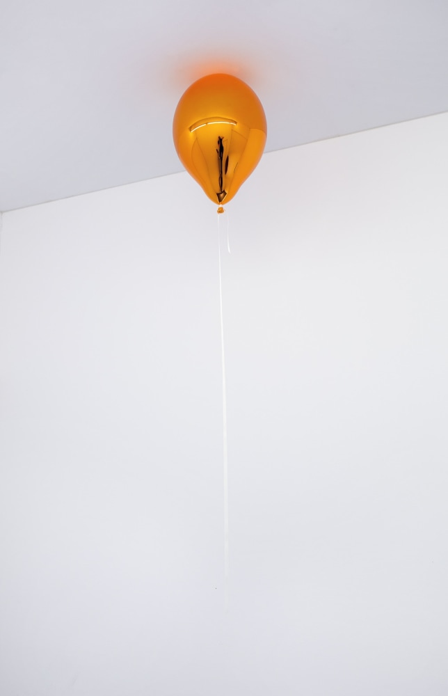 Jeppe Hein

One Wish for You (medium orange essence)

2020

Glass fiber reinforced plastic, chrome lacquer (medium orange essence), magnet, string (white smoke)

15 3/4 x 10 1/4 x 10 1/4 inches (40 x 26 x 26 cm)

Edition&amp;nbsp;of 3, with 2 AP

JH 564

&amp;euro;21,000

&amp;nbsp;

INQUIRE