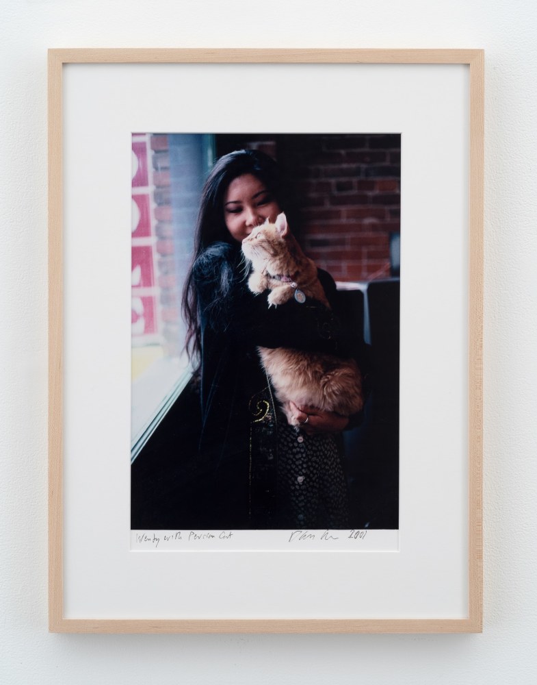 Dan Graham

Wendy with Persian Cat

2001

C-print

13 5/8 x 9 3/8 inches (34.6 x 23.8 cm)

20 1/8 x 15 inches (51.1 x 38.1 cm) framed

Signed, titled, dated on mat board

Unique

DG 148

&amp;nbsp;

INQUIRE