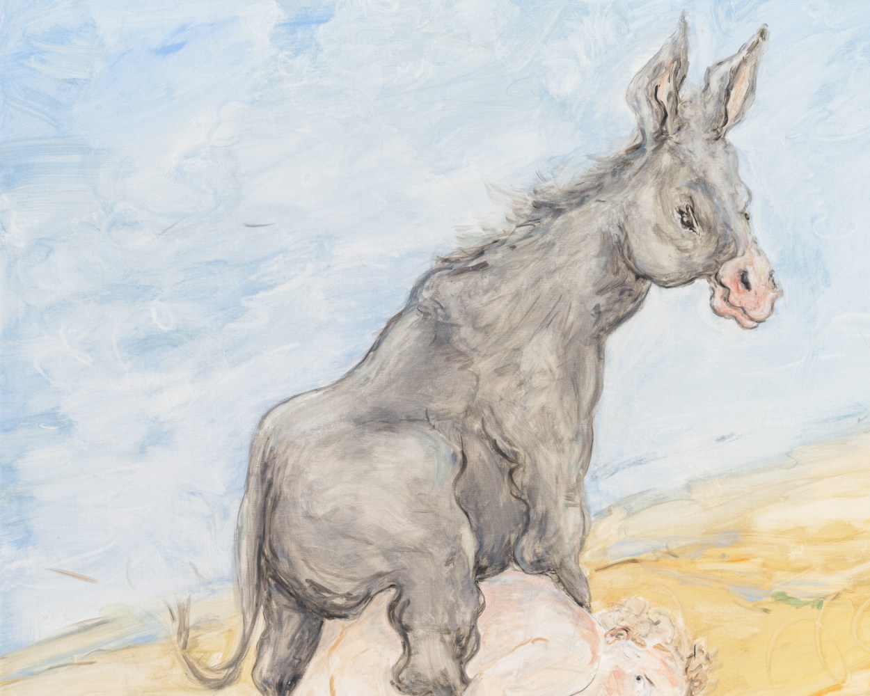 Tanya Merrill

Goya&amp;#39;s ass

2023

Oil and graphite on linen

84 x 60 inches (213.4 x 152.4 cm)

Signed, dated verso

TME 160

SOLD