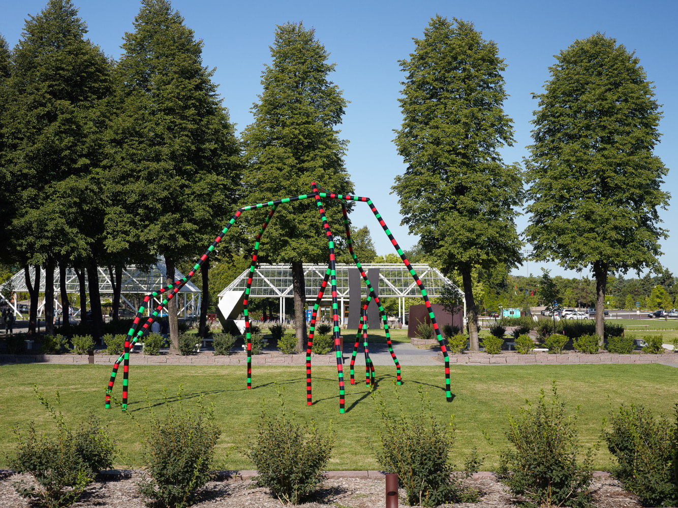 Eva Rothschild

Empire

2011

Painted steel

236 1/4 x 236 1/4 x 236 1/4 inches

(600.1 x 600.1 x 600.1 cm)

Edition of 3, with 1 AP

ER 51

Installation view: Minneapolis Sculpture Garden, 2017.&amp;nbsp;Photo: Gene Pittman

&amp;nbsp;