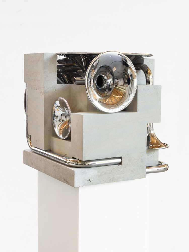 ALICJA KWADE
Amás Matter
2022
Stone, stainless steel, marble
59 x 15 3/4 x 15 3/4 inches (150 x 40 x 40 cm)
AKW 832
€85,000