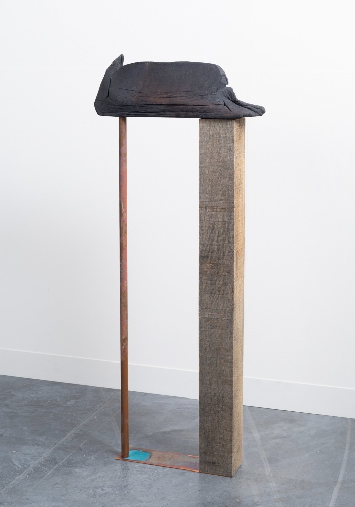 Katinka Bock

Standing, solo black

2018

Wood, ceramic, copper

46 1/2 x 19 1/2 x 4 3/4 inches (118.1 x 49.5 x 12.1 cm)

Unique

KBO 108

&amp;euro;17,000

&amp;nbsp;

INQUIRE