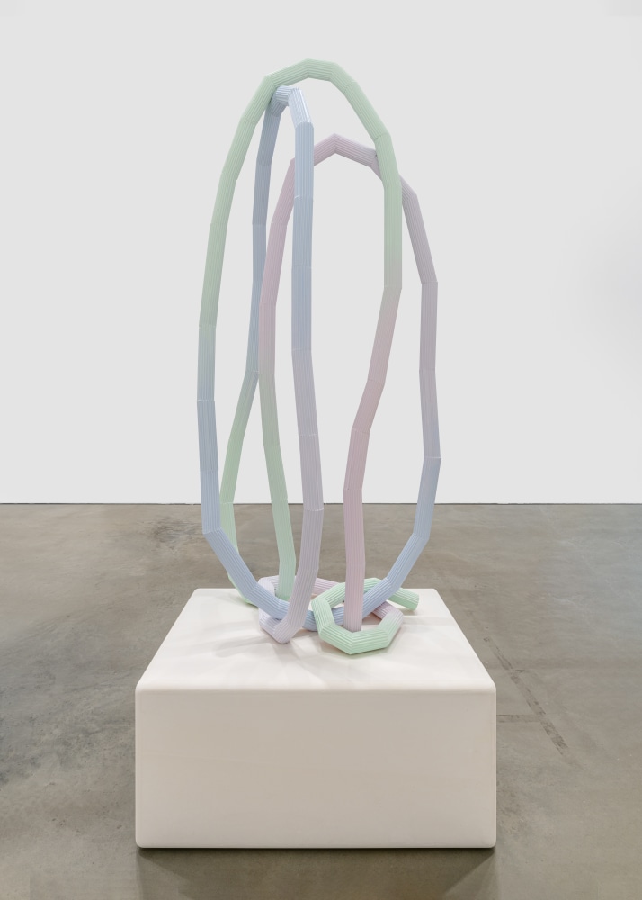 Eva Rothschild

Sweet Spot

2023

Resin plaster, gesso, paint

Overall: 106 3/8 x 43 1/4 x 43 1/2 inches (270 x 110 x 110 cm)

Sculpture: 86 5/8 x 43 1/4 x 35 3/8 inches (220 x 110 x 90 cm)

Plinth: 19 3/4 x 29 1/2 x 43 1/2 inches (50 x 75 x 110 cm)

ER 272

&amp;pound;85,000