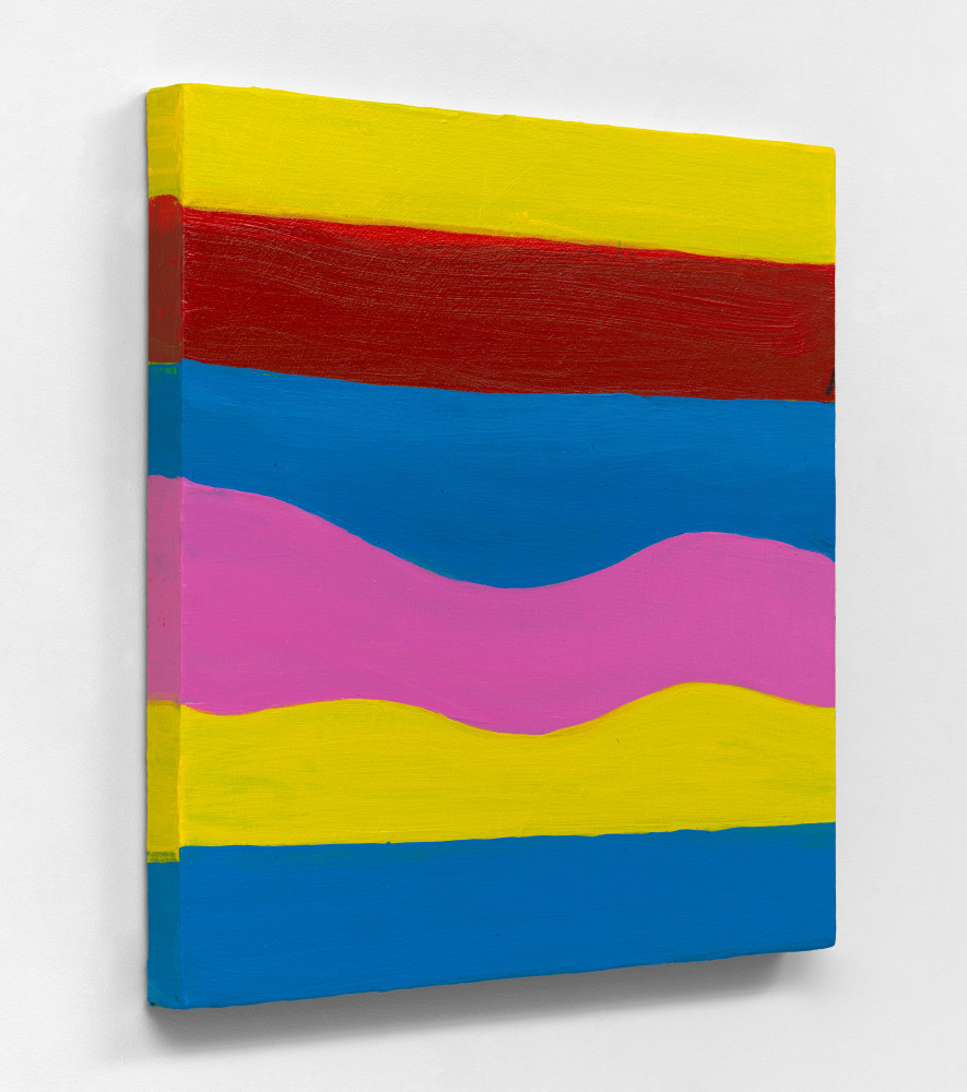 Mary Heilmann

Dreamy Waves

2022

Acrylic on canvas

20 1/8 x 20 1/8 x 1 3/8 inches (51.1 x 51.1 x 3.5 cm)

Signed, Dated, Titled Verso

MH 762

$165,000