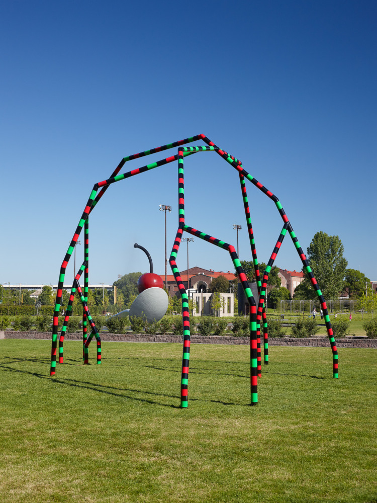 Eva Rothschild

Empire

2011

Painted steel

236 1/4 x 236 1/4 x 236 1/4 inches

(600.1 x 600.1 x 600.1 cm)

Edition of 3, with 1 AP

ER 51

Installation view: Minneapolis Sculpture Garden, 2017.&amp;nbsp;Photo: Gene Pittman

&amp;nbsp;