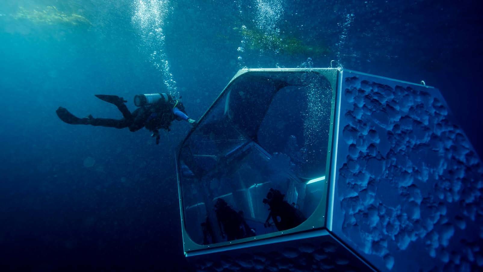 Doug Aitken,&amp;nbsp;Underwater Pavilions,&amp;nbsp;2016, installation view, Avalon, CA.&amp;nbsp;

Courtesy of the Artist, Parley for the Oceans and&amp;nbsp;The Museum of Contemporary Art, Los Angeles

&amp;nbsp;

INQUIRE