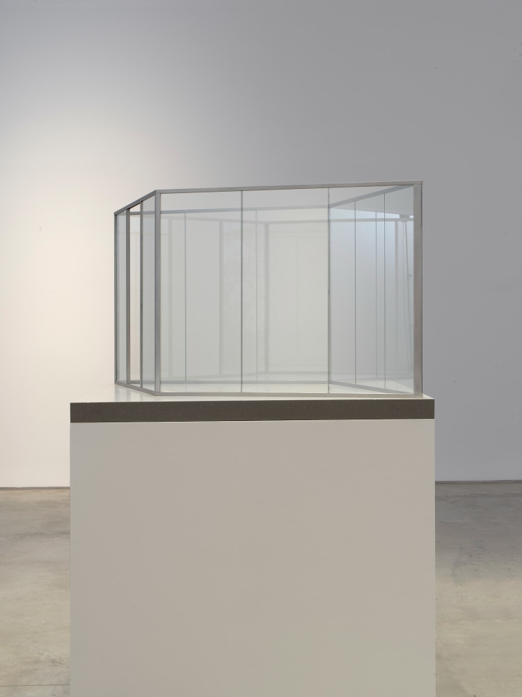 DAN GRAHAM
Diamond or Swimming Pool
2019
2-way mirror glass, aluminum
28 x 42 1/8 x 42 1/8 inches (71 x 107 x 107 cm)
Edition of 3
DG 105
$85,000