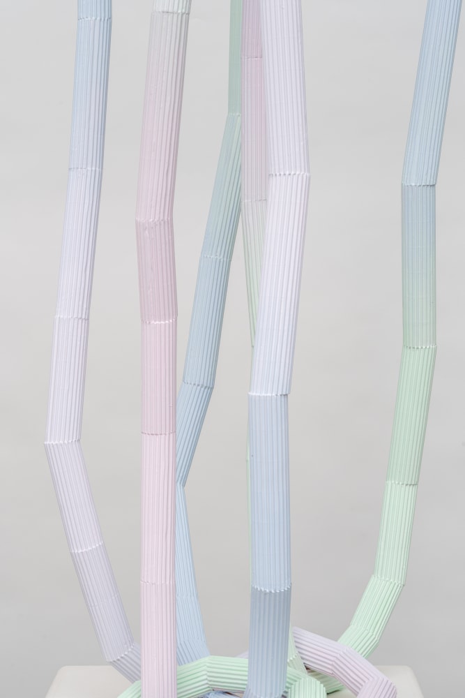 Eva Rothschild

Sweet Spot

2023

Resin plaster, gesso, paint

Overall: 106 3/8 x 43 1/4 x 43 1/2 inches (270 x 110 x 110 cm)

Sculpture: 86 5/8 x 43 1/4 x 35 3/8 inches (220 x 110 x 90 cm)

Plinth: 19 3/4 x 29 1/2 x 43 1/2 inches (50 x 75 x 110 cm)

ER 272

&amp;pound;85,000