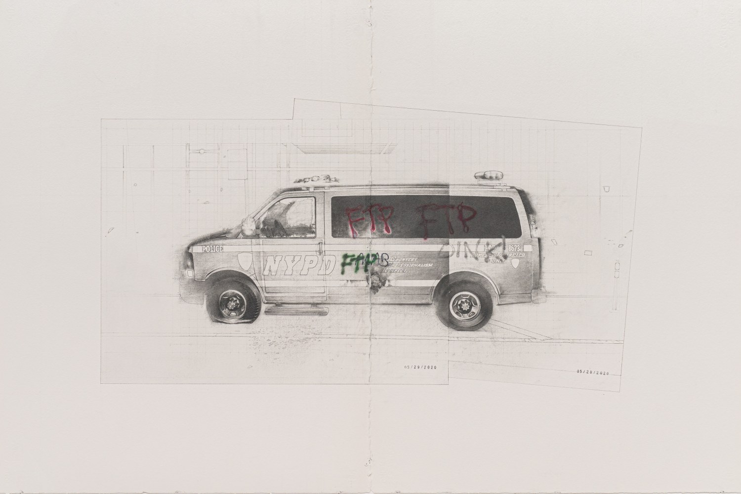 Esteban Jefferson

May 29, 2020

2023

Graphite, colored pencil and acrylic spray paint on watercolor paper

30 x 44 inches (76.2 x 111.8 cm) Paper size

35 1/4 x 50 1/2 inches (89.5 x 128.3 cm) Framed

EJ 143

$24,000