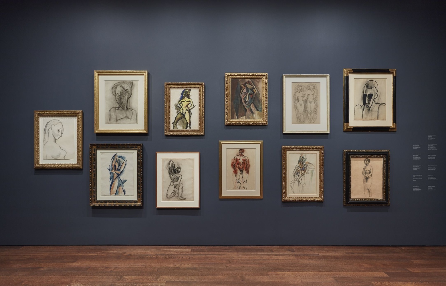 Installation view of&amp;nbsp;PICASSO: Seven Decades of Drawing by Kent Pell.&amp;nbsp;&amp;copy; 2022 Estate of Pablo Picasso / Artists Rights Society (ARS), New York.
