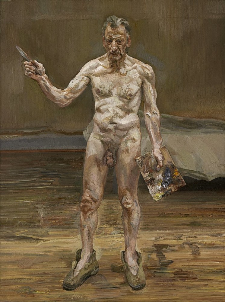 Lucian Freud  Painter Working, Reflection, 1993