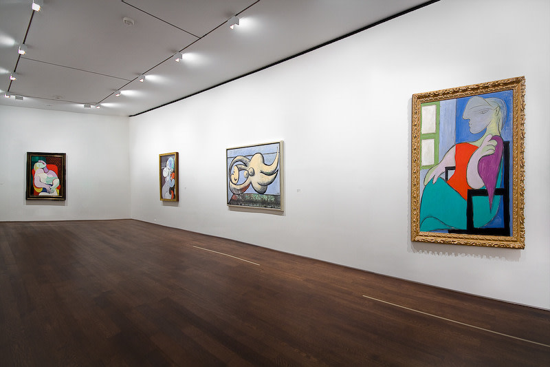 Installation view of Picasso's Marie-Therese