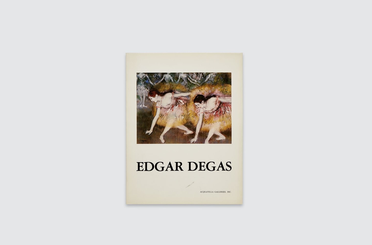 Catalogue for Degas