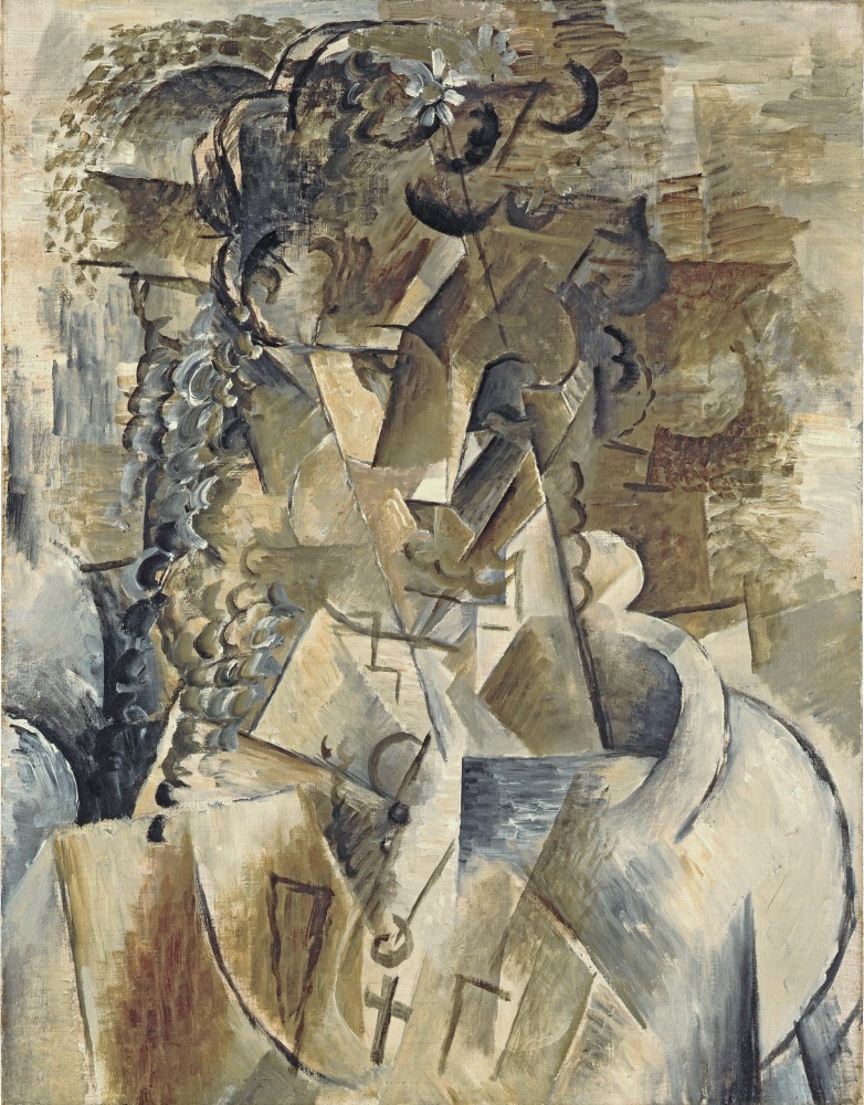 Georges Braque  Girl with a Cross, 1911