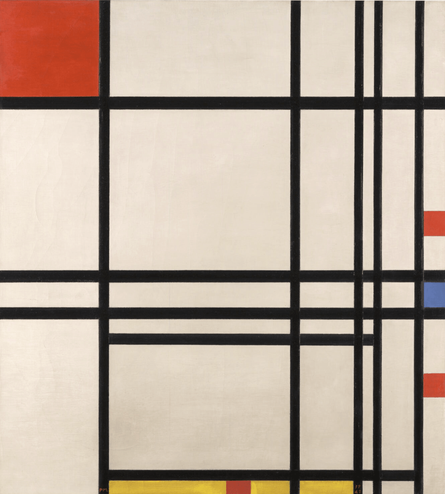 Piet Mondrian  Abstraction, 1939-42