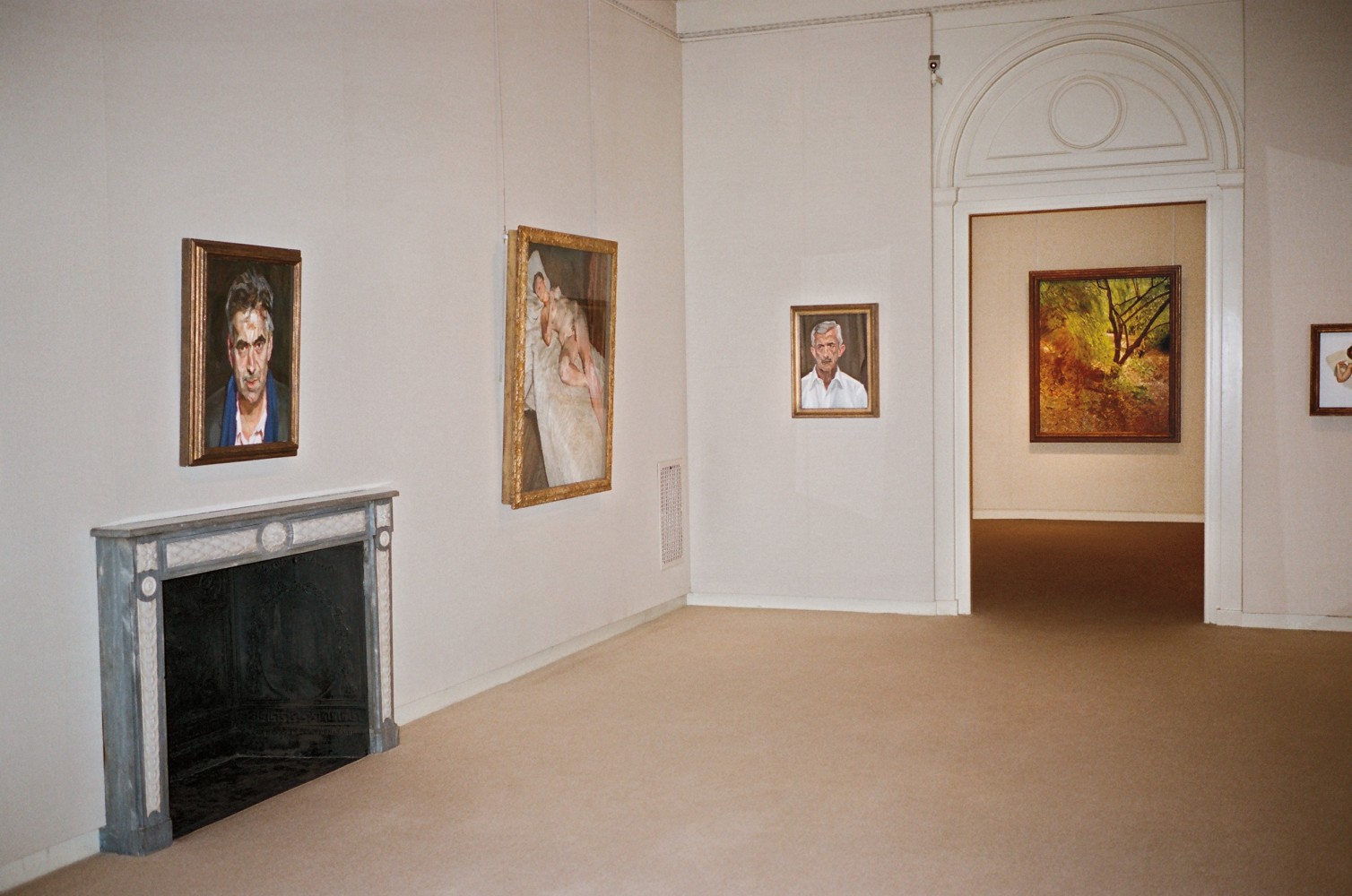 Installation view of Lucian Freud: Recent Work, 2006