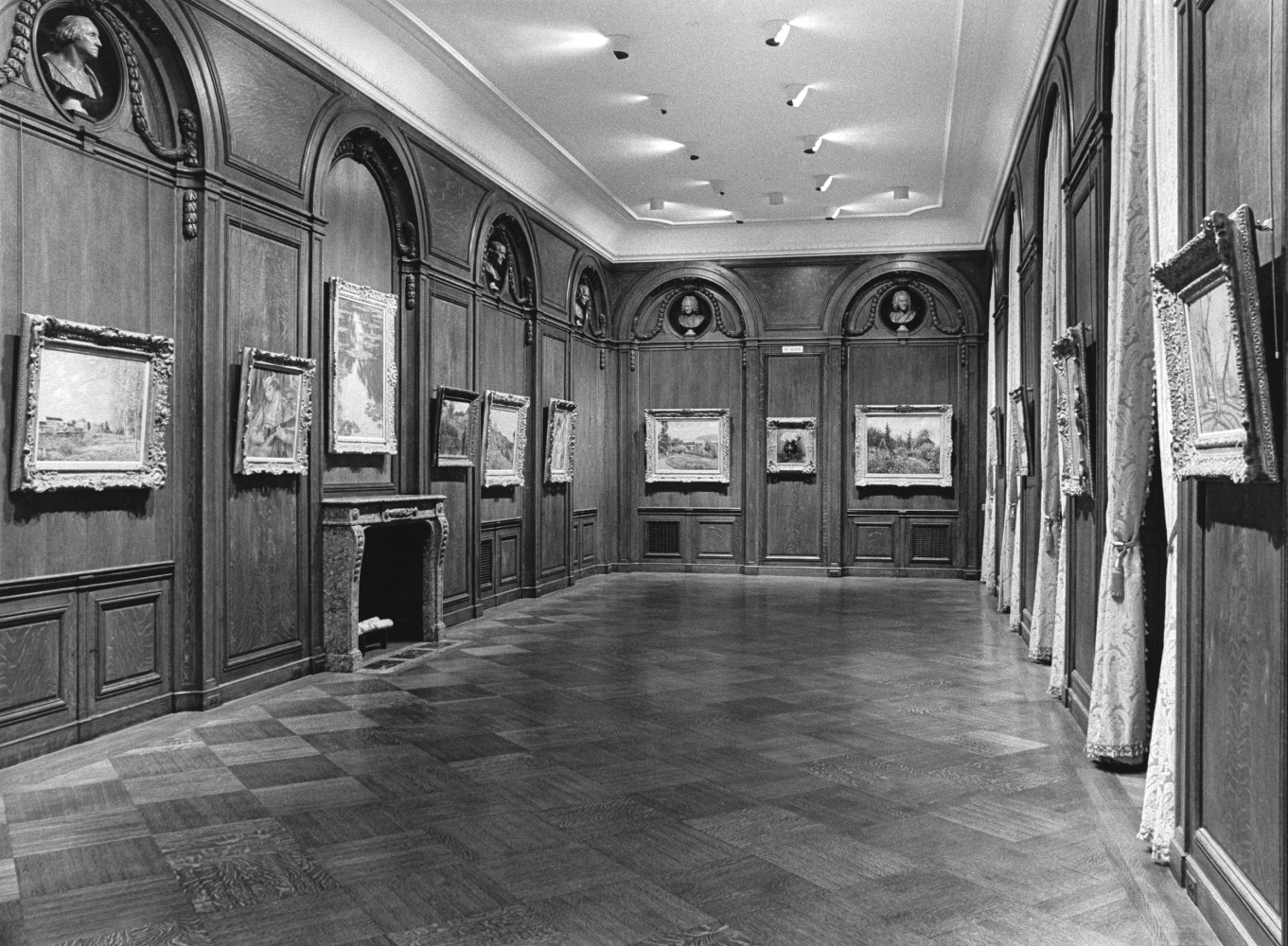 Installation view of Four Masters of Impressionism